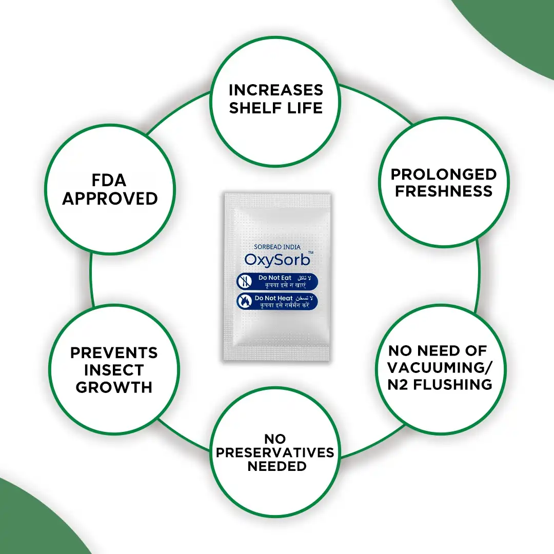 oxygen absorber use - oxygen absorbers for food storage - Oxygen Absorbers for Nuts & Dry Fruits.