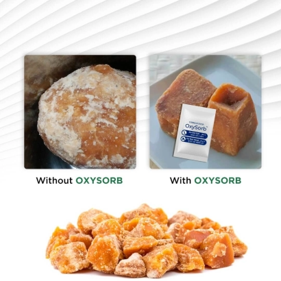 Prevent Jaggery From Fungus With Without Oxysorb View