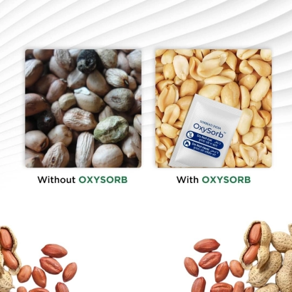 With Or Without Oxysorb Peanuts Packaging